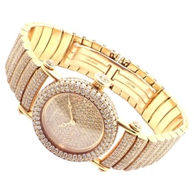 Cartier Diabolo Pave Diamond Yellow Gold