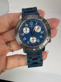 Hermes Blue Diver watch Chronograph watch