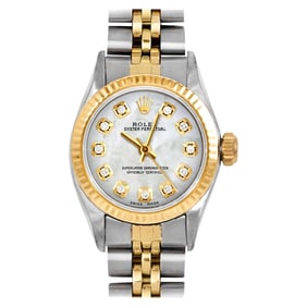 Rolex Ladies TT Oyster Perpetual MOP