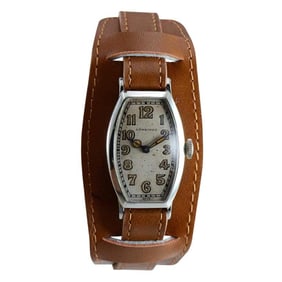 Longines 18 Karat White Gold Art