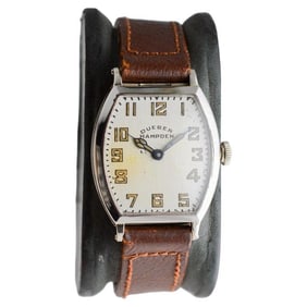 Dueber Hampden White Gold Filled Art