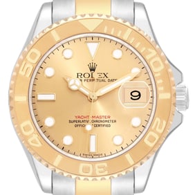 Rolex Yachtmaster Steel Yellow Gold Champagne