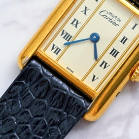 Cartier Gold Plated Must de Tank