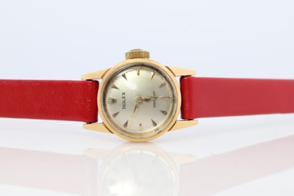 Genuine 18k Rolex Precision Watch. 18k