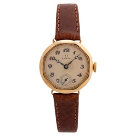 Omega 9ct Yellow Gold Cased By