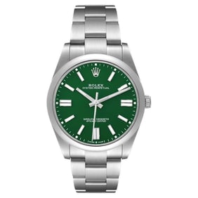 Rolex Oyster Perpetual 41 Oystersteel Green