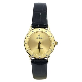 Concord Yellow Gold Quartz Watch