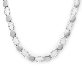 4.50 ctw Certified VS/SI Diamond Necklace 14k White Gold