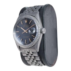 Rolex Steel Datejust with Custom Carbonized