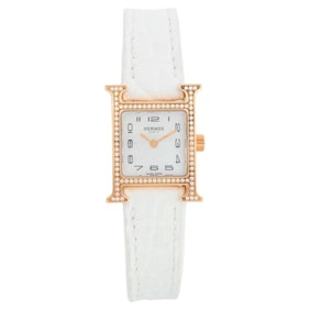 Hermes Heure H 18k Rose Gold