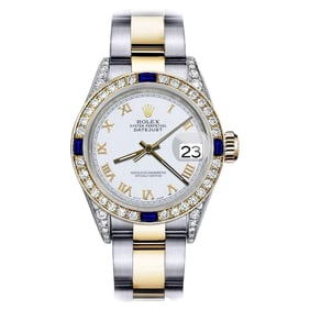 Rolex Pearl White Roman Datejust Two