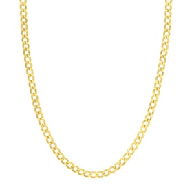 10K Yellow Gold 5.7 mm Cuban