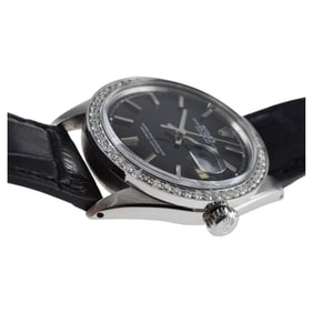 Rolex Steel Datejust with Rare Black