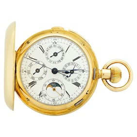 Minute Repeating Chronograph Pocket Watch by