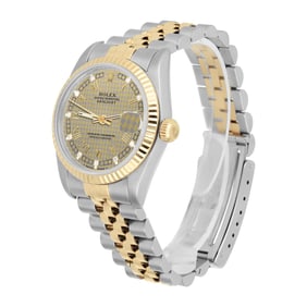 Rolex Datejust 31mm 68273 Champagne Houndstooth