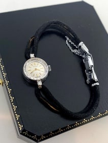 9K White Gold & 0.30ct Diamond