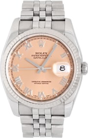 Rolex Datejust in stainless steel with