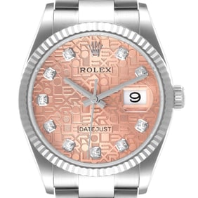 Rolex Datejust Steel White Gold Diamond