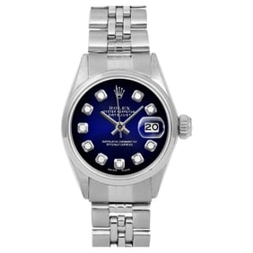 Rolex Ladies SS Datejust Blue Vignette