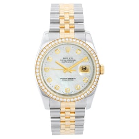 Rolex Datejust Mens 2-Tone Steel &
