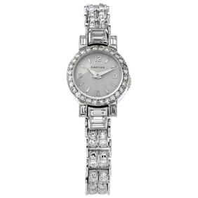 Cartier Vintage Diamond Platinum Collectible Ladies