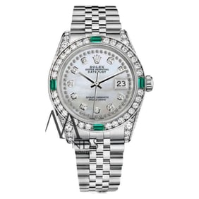 Rolex Datejust White MOP String Diamond
