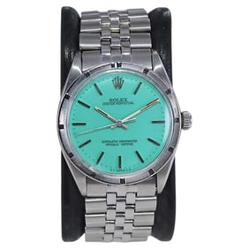Rolex Stainless Steel with T. Blue
