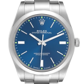 Rolex Oyster Perpetual 39mm Blue Dial
