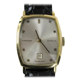 18 Karat Yellow Gold Wristwatch Sarcar