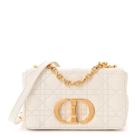 Christian Dior Calfskin Cannage Small Caro