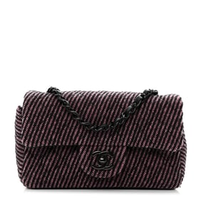 Chanel Wool Tweed Quilted Mini Rectangular