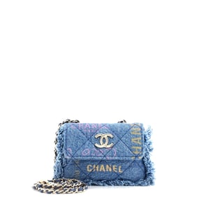 Chanel Denim Mood Flap Clutch with