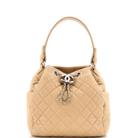 Chanel CC Chain Drawstring Bucket Bag