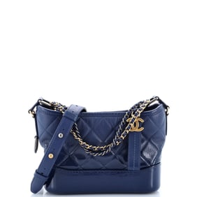 Chanel Gabrielle Hobo Quilted Goatskin and