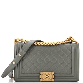 Chanel Boy Flap Bag Quilted Lambskin