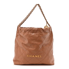 Chanel Shiny Calfskin Quilted Chanel 22