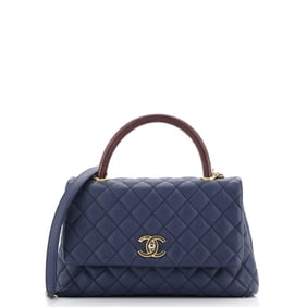 Chanel Coco Top Handle Bag Quilted