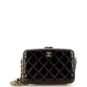 Chanel Framed Box Clutch with Chain