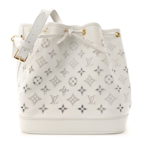 Louis Vuitton Calfskin Monogram Cutout Petit