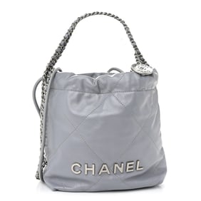 Chanel Shiny Calfskin Quilted Mini Chanel