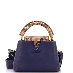 Louis Vuitton Capucines Bag Leather with