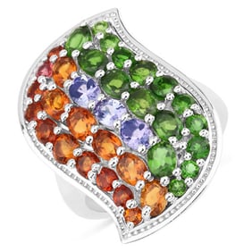 4.18 CT Genuine Multi Stones 14K