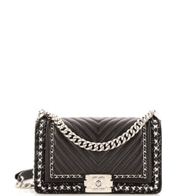 Chanel Jacket Boy Flap Bag Chevron