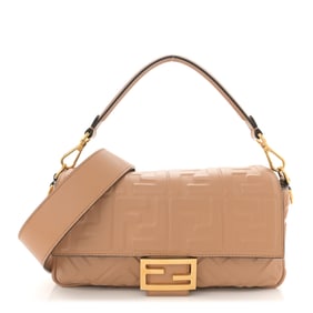 Fendi Nappa FF 1974 Embossed Baguette