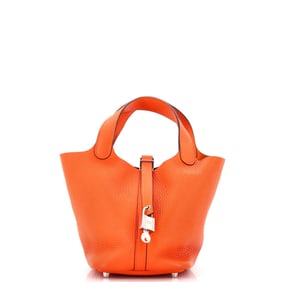 Hermes Picotin Lock Bag Clemence PM