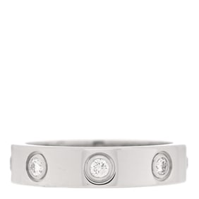 Cartier 18K White Gold 8 Diamond