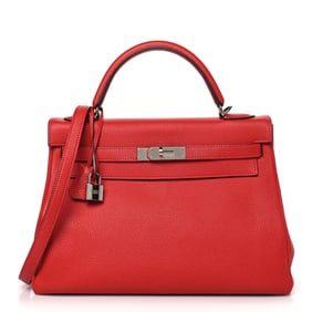 Hermes Togo Kelly Retourne 32 Rouge