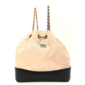 Chanel Aged Calfskin Quilted Small Gabrielle