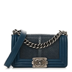 Chanel Galuchat Stingray Small Boy Flap