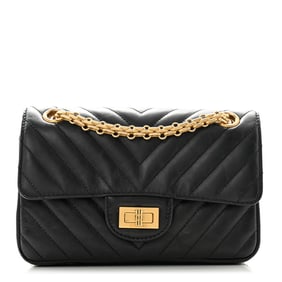 Chanel Aged Calfskin Chevron Quilted 2.55